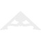 Ekena Millwork Pitch Cornelia Architectural Grade PVC Gable Pediment, 60"W x 27 1/2"H x 1"P (11/12) GPP060X028X100CRN - alternate 2
